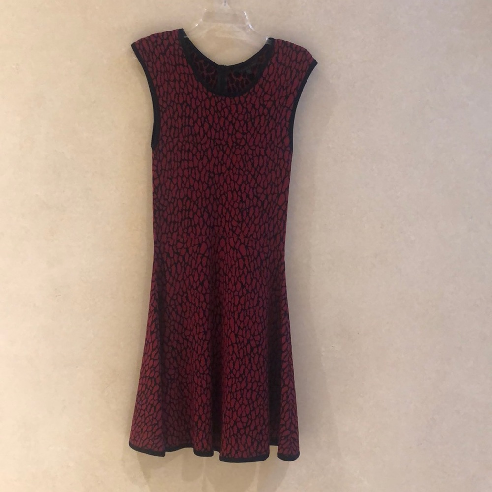 Felicity And Coco Fit & Flare Red & Black Dress M - image 8